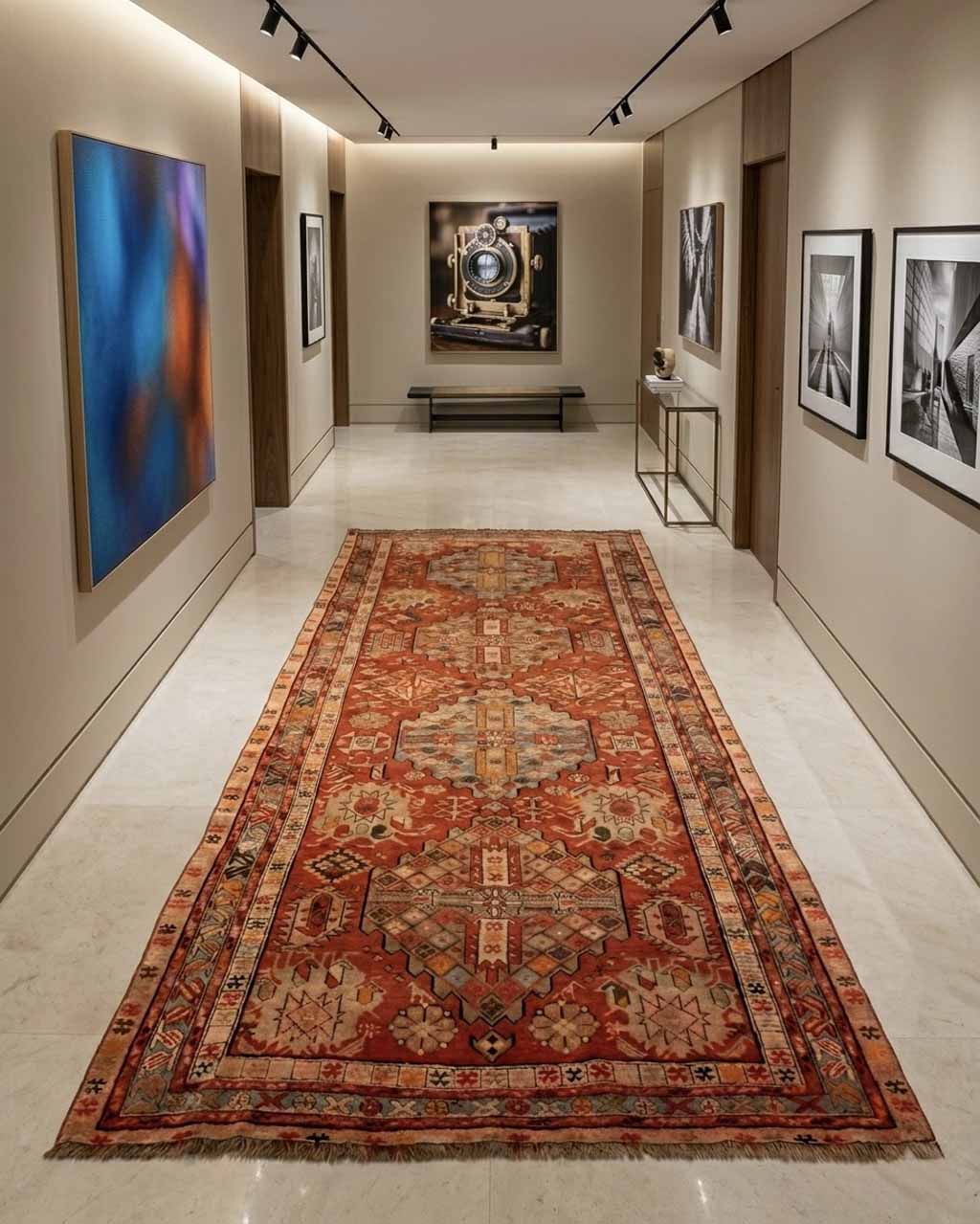 Tapete Caucasiano Kuba Shirvan (Raridade Centenária) - 2,95 x 1,42 m