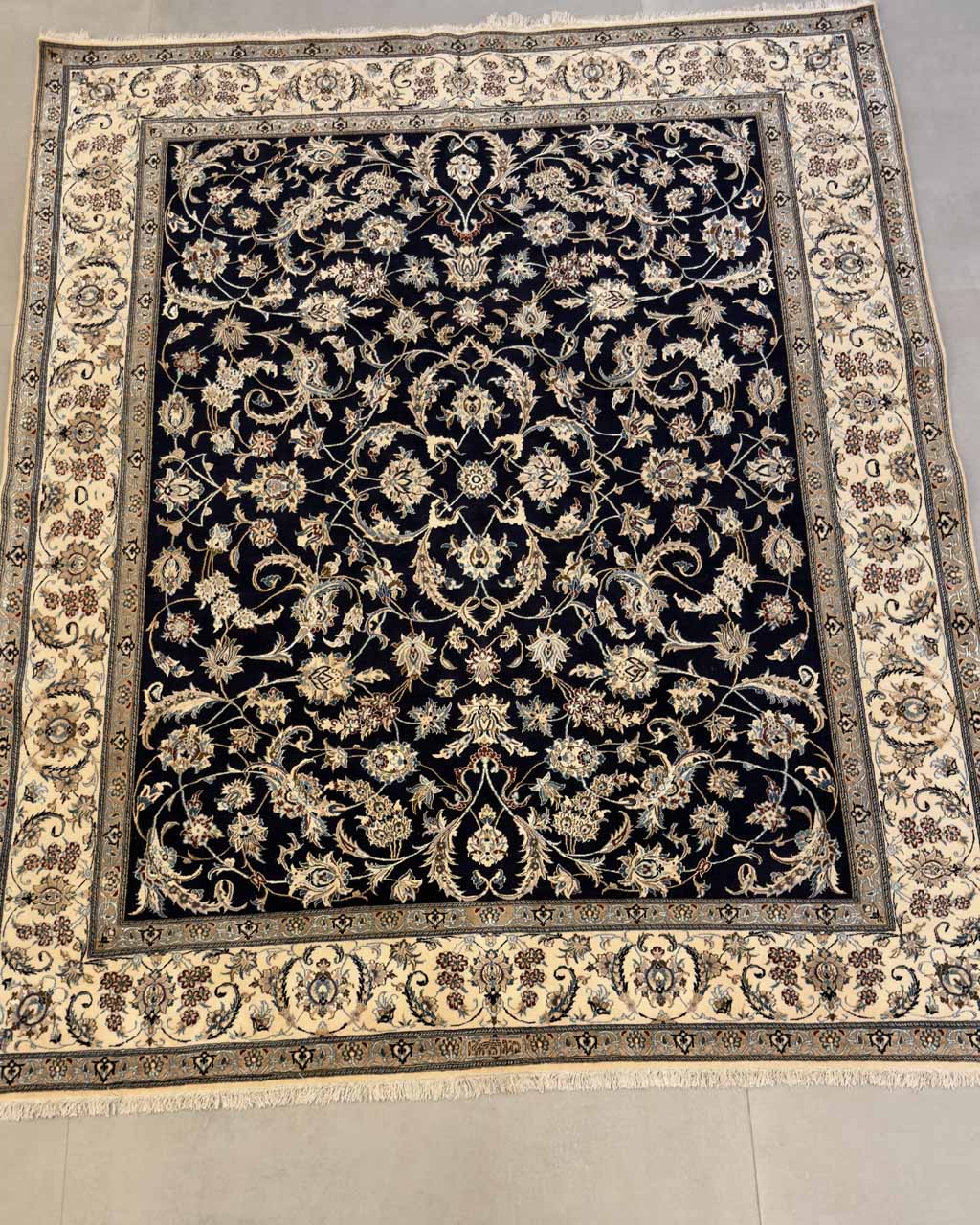 Tapete Persa Nain Habibian - 2,40 x 2,00 m