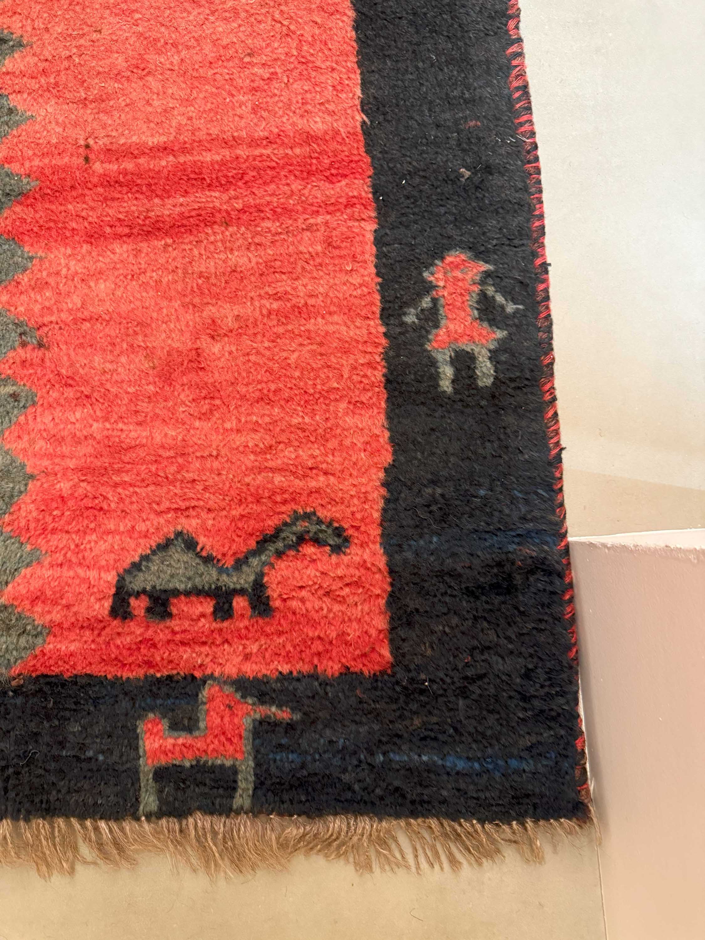 Passadeira Persa Gabbeh (Arte Tribal) 302x85cm
