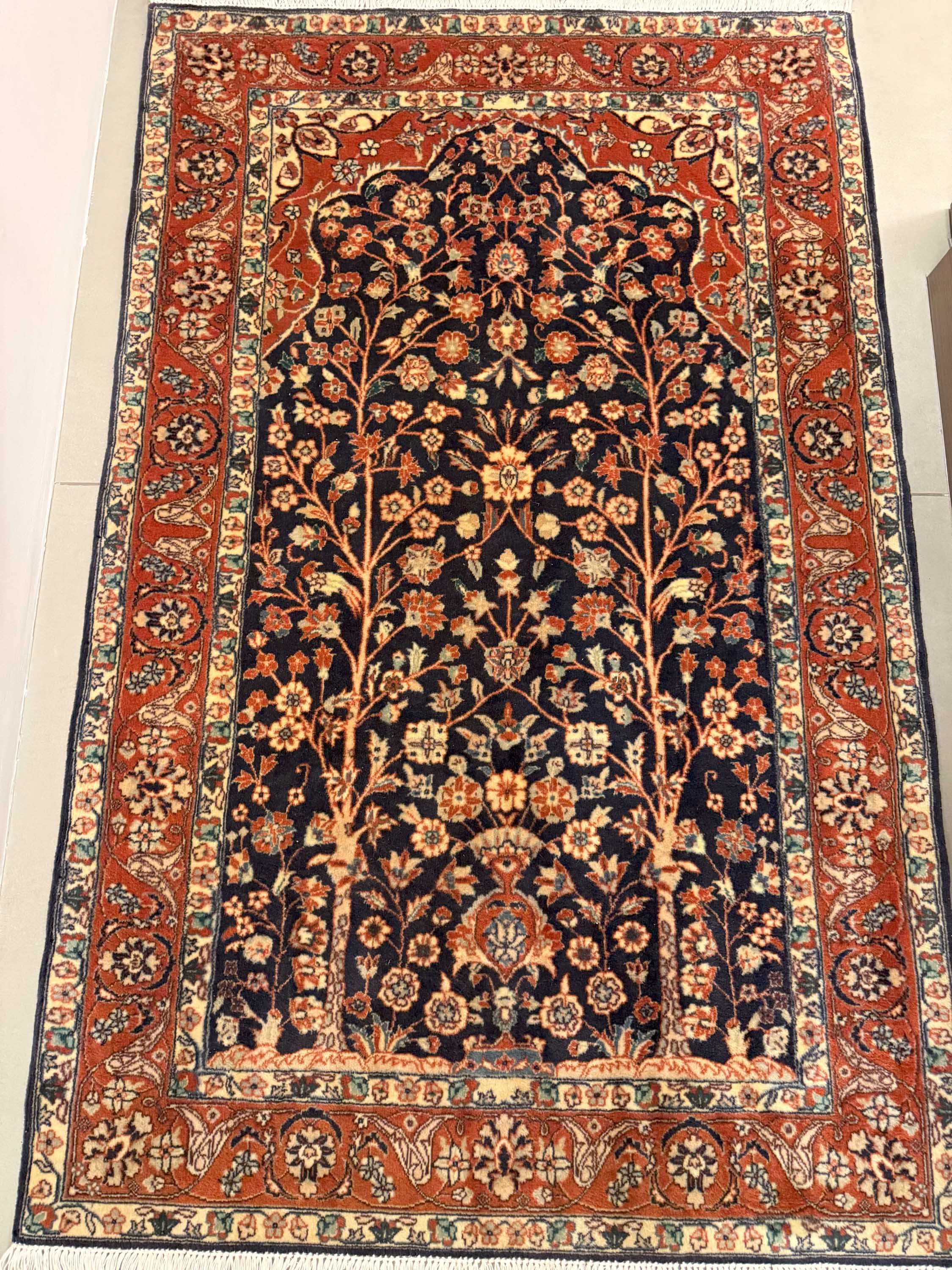Tapete Persa Tabriz Indo 150x96cm