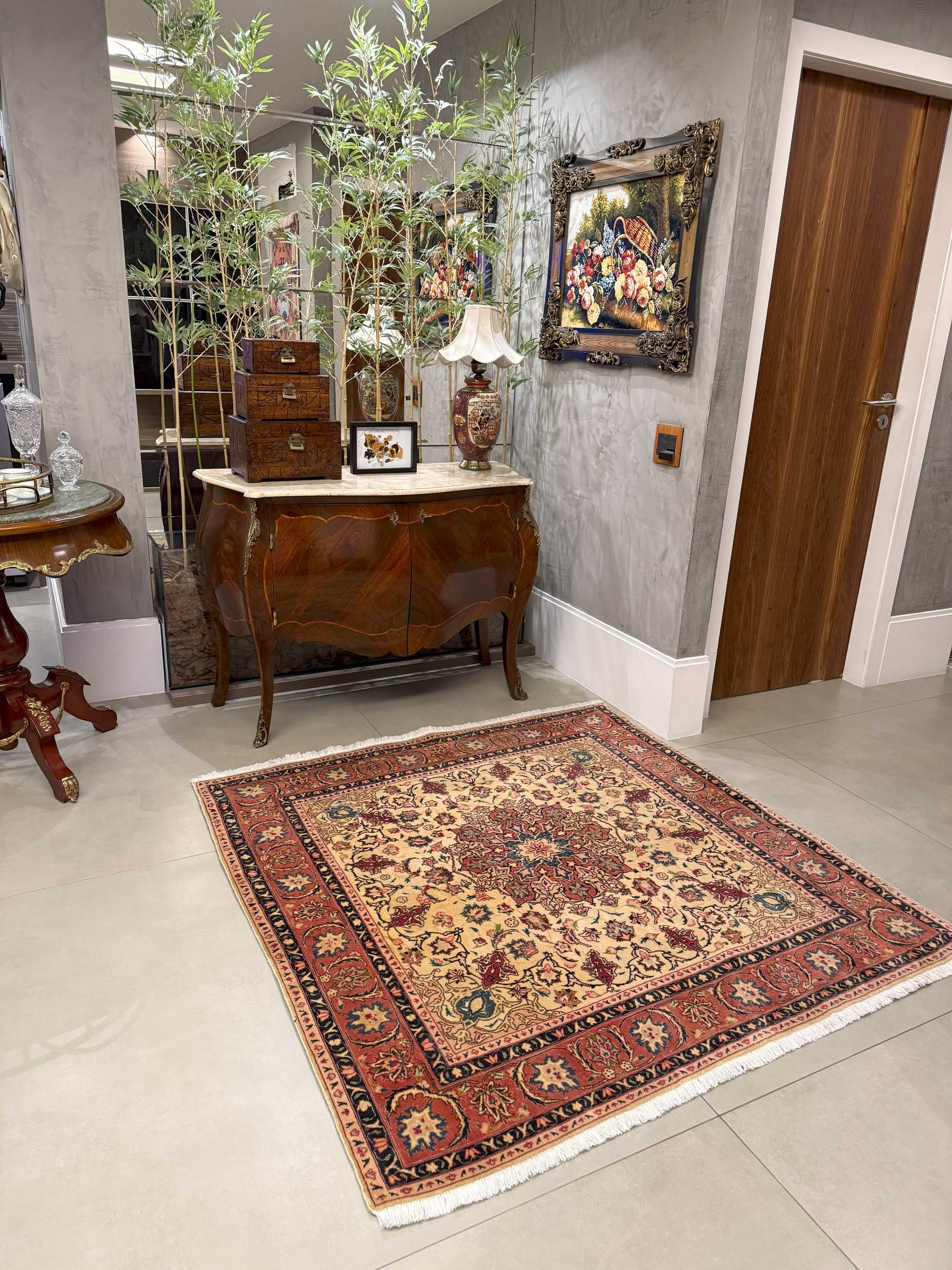 Tapete Persa Tabriz Nache 150x150cm