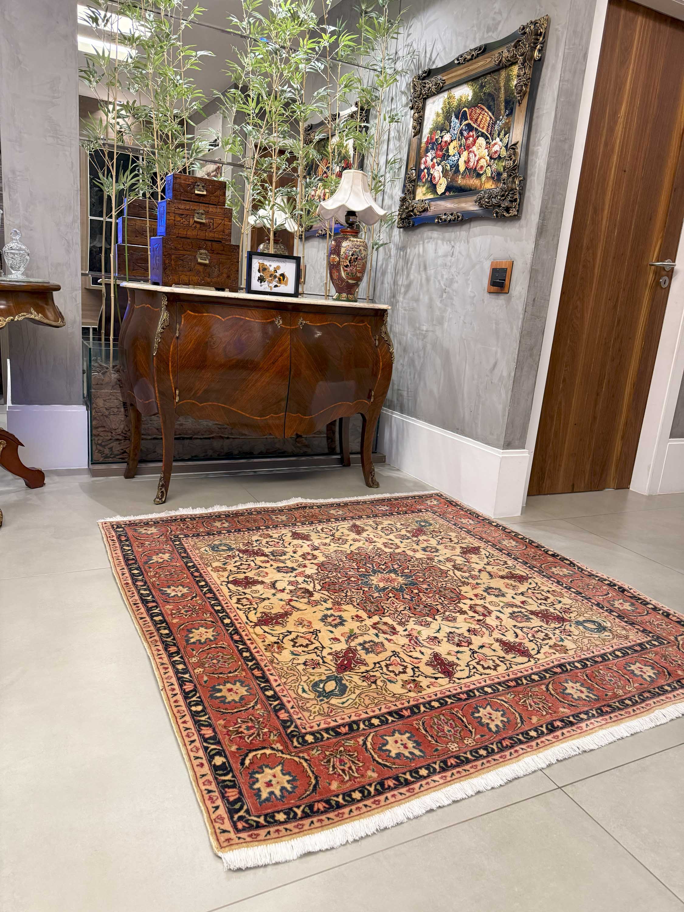 Tapete Persa Tabriz Nache 150x150cm