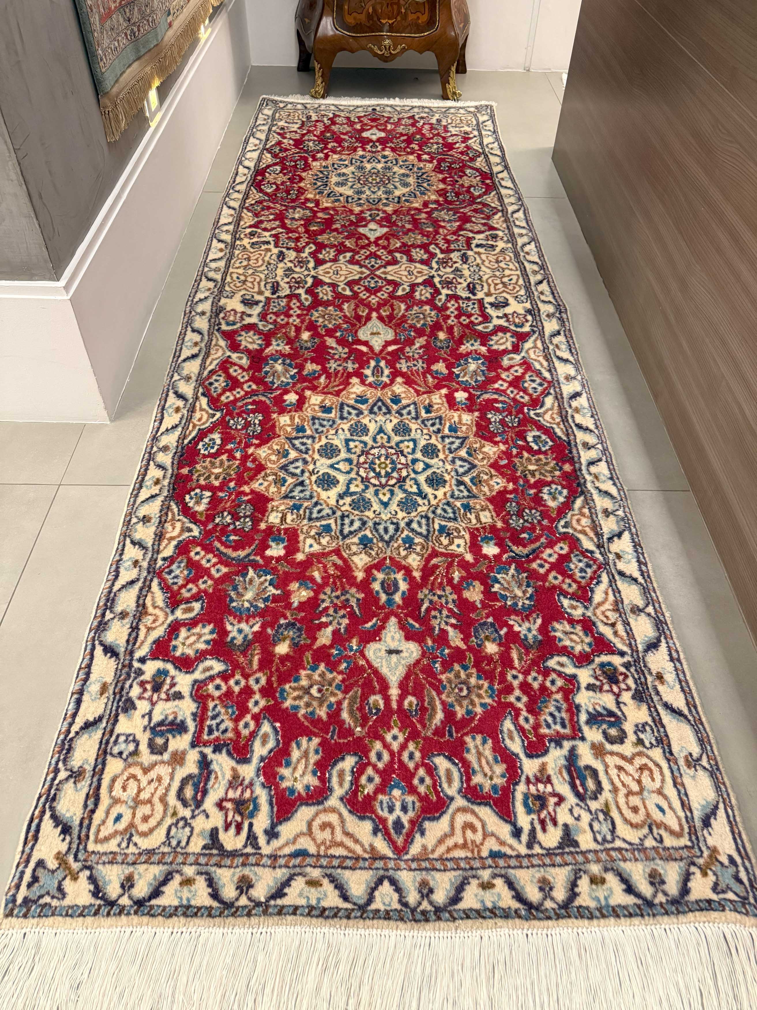 Passadeira Persa Nain 263x87cm