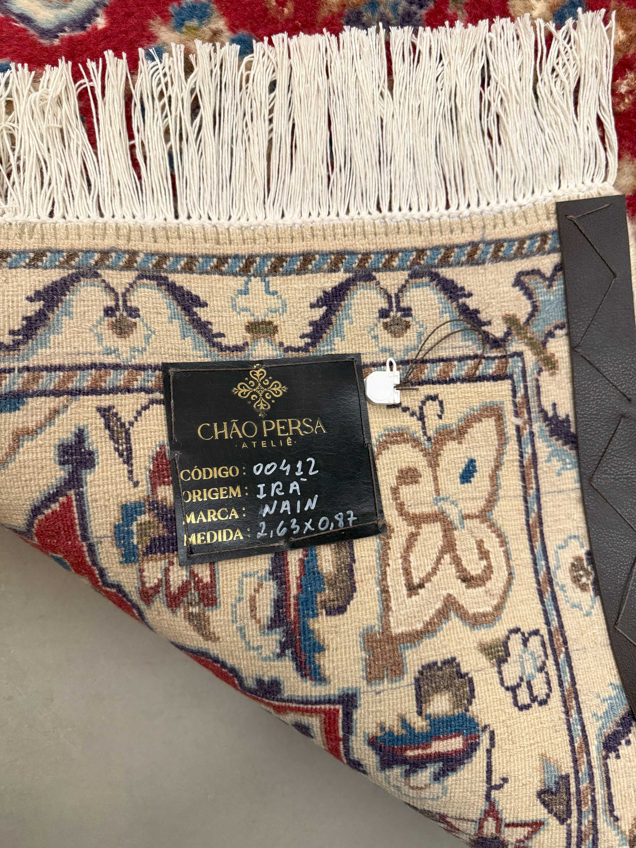 Passadeira Persa Nain 263x87cm