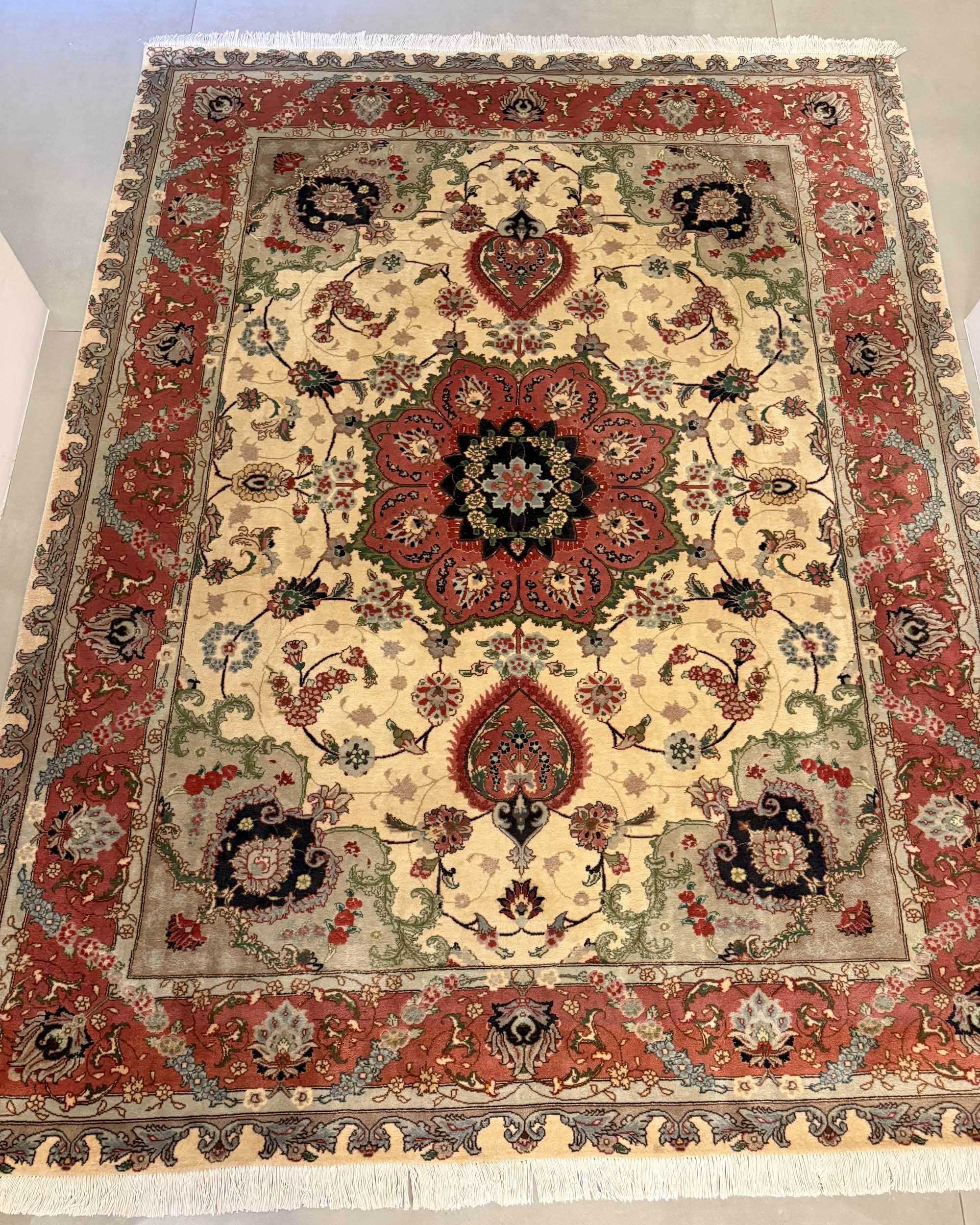 Tapete Persa Tabriz (Extra Fino) 197x151cm