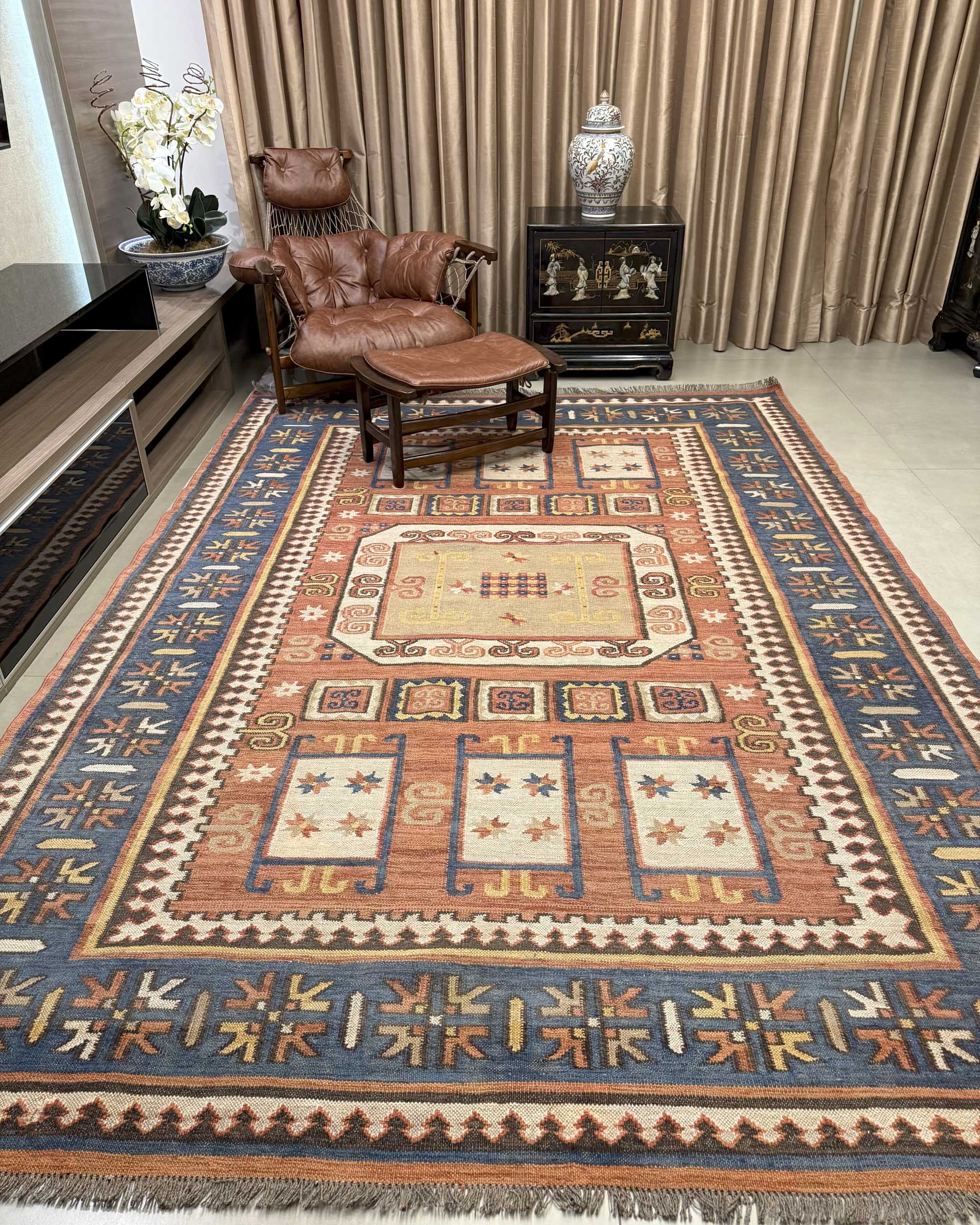Tapete Kilim Indiano 307x214cm