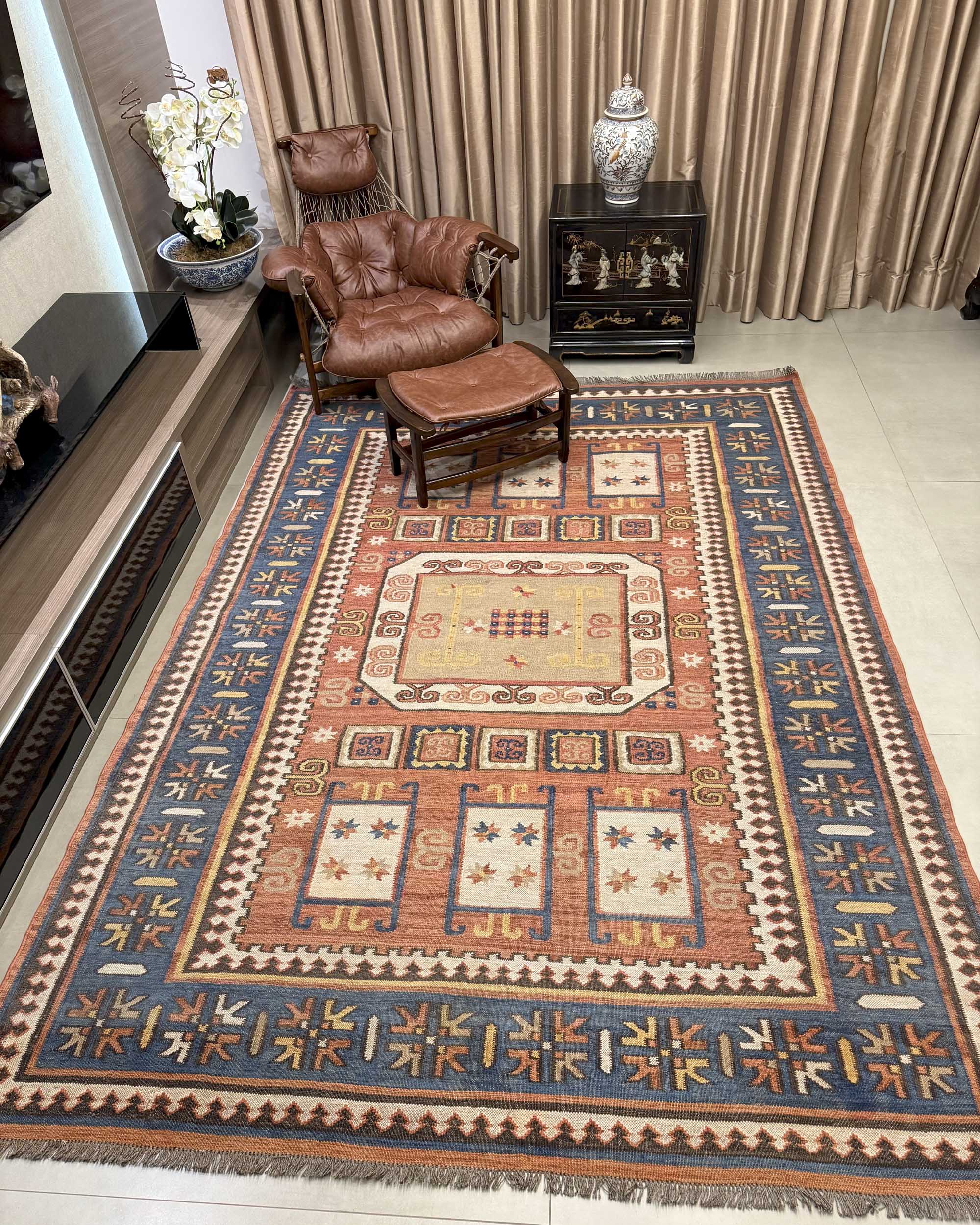 Tapete Kilim Indiano 307x214cm