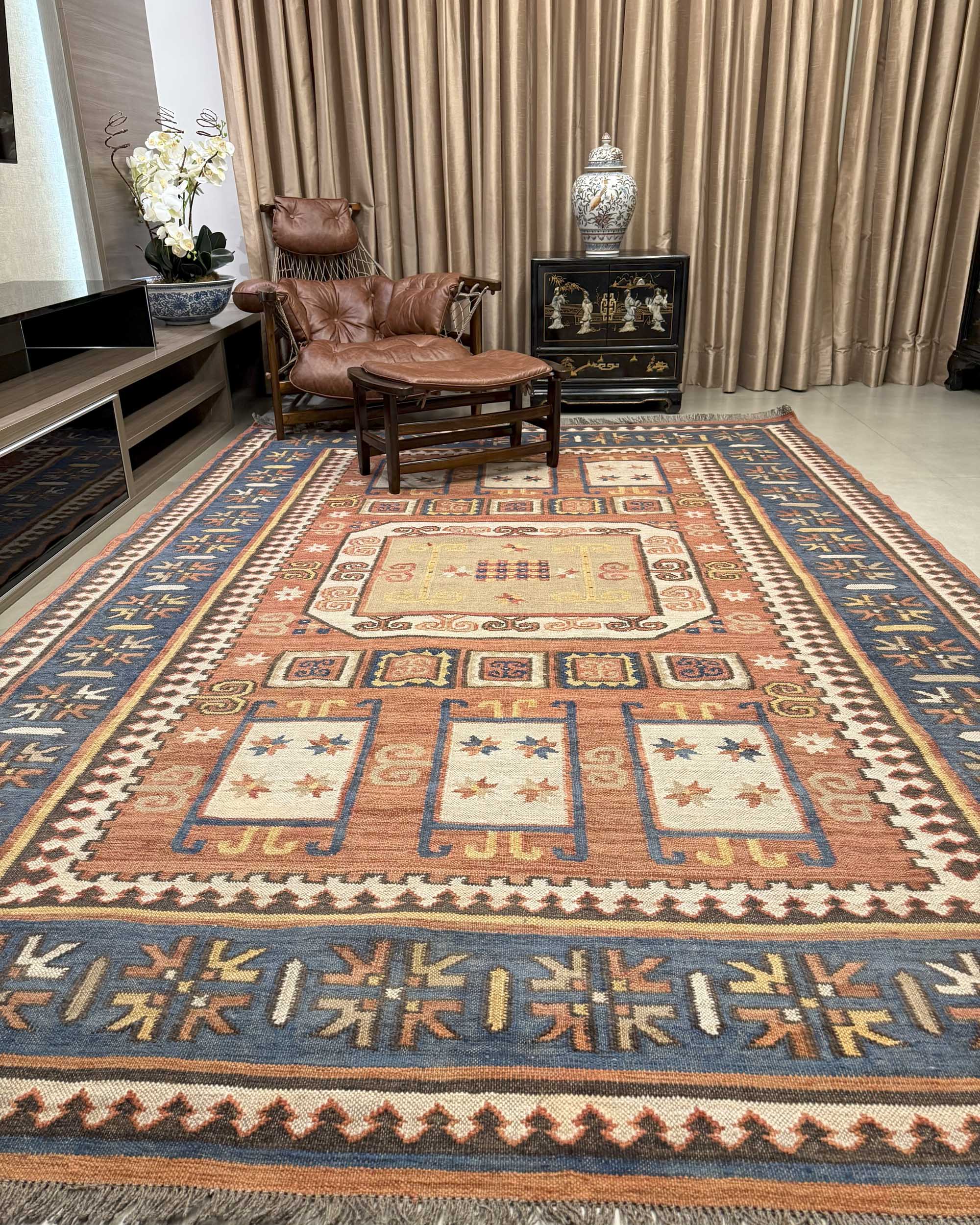 Tapete Kilim Indiano 307x214cm