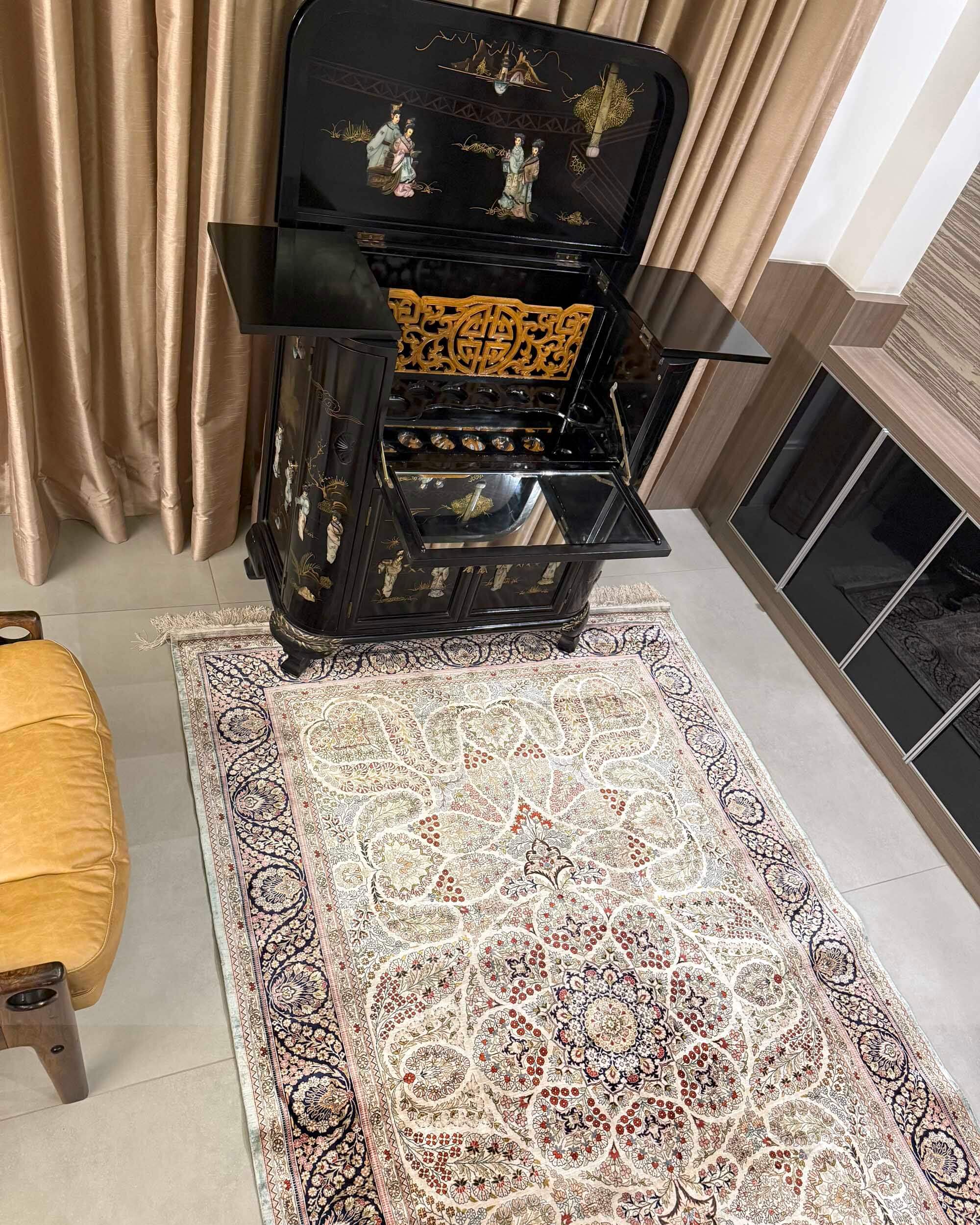 Tapete Hereke de Seda 244x153cm