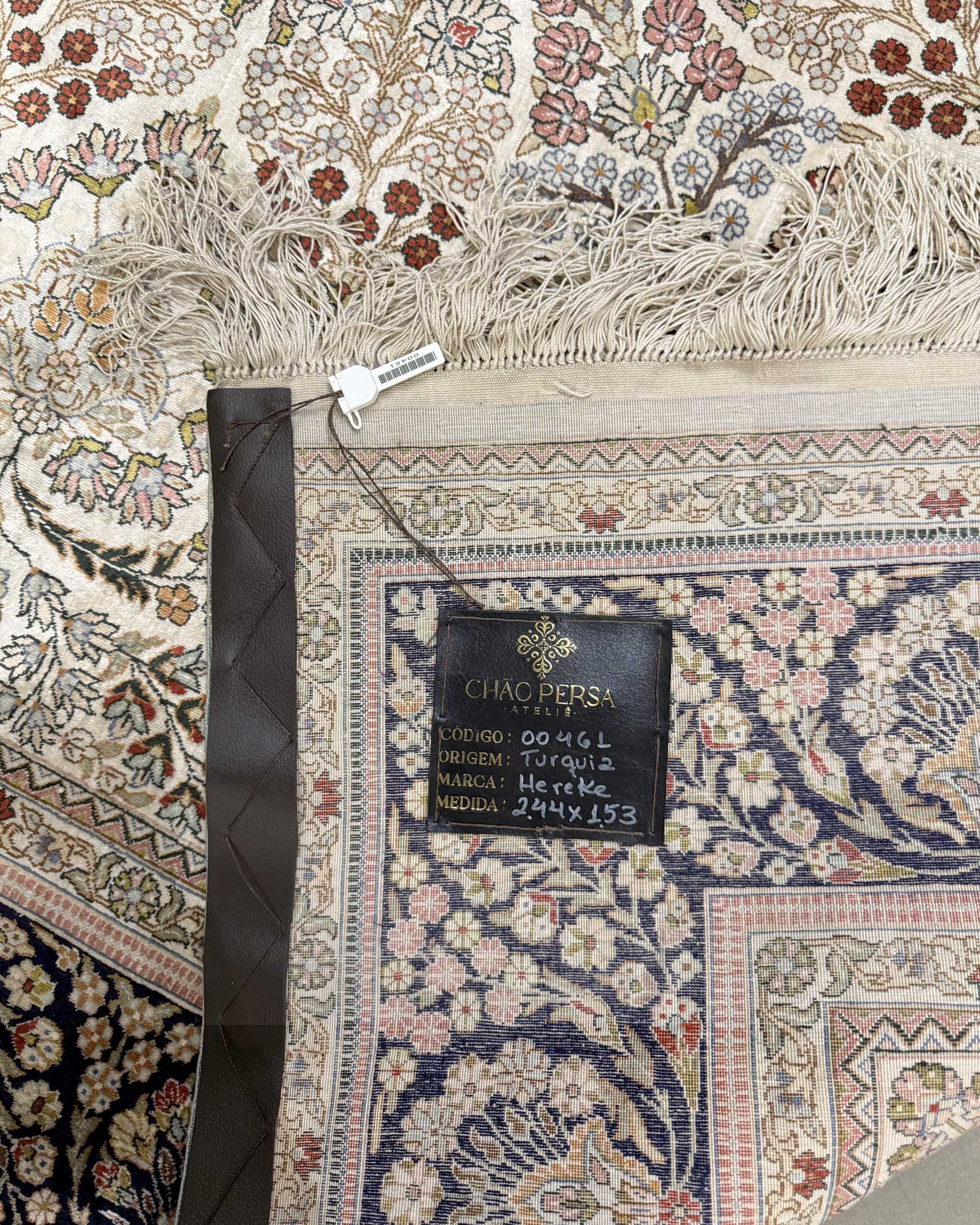 Tapete Hereke de Seda 244x153cm