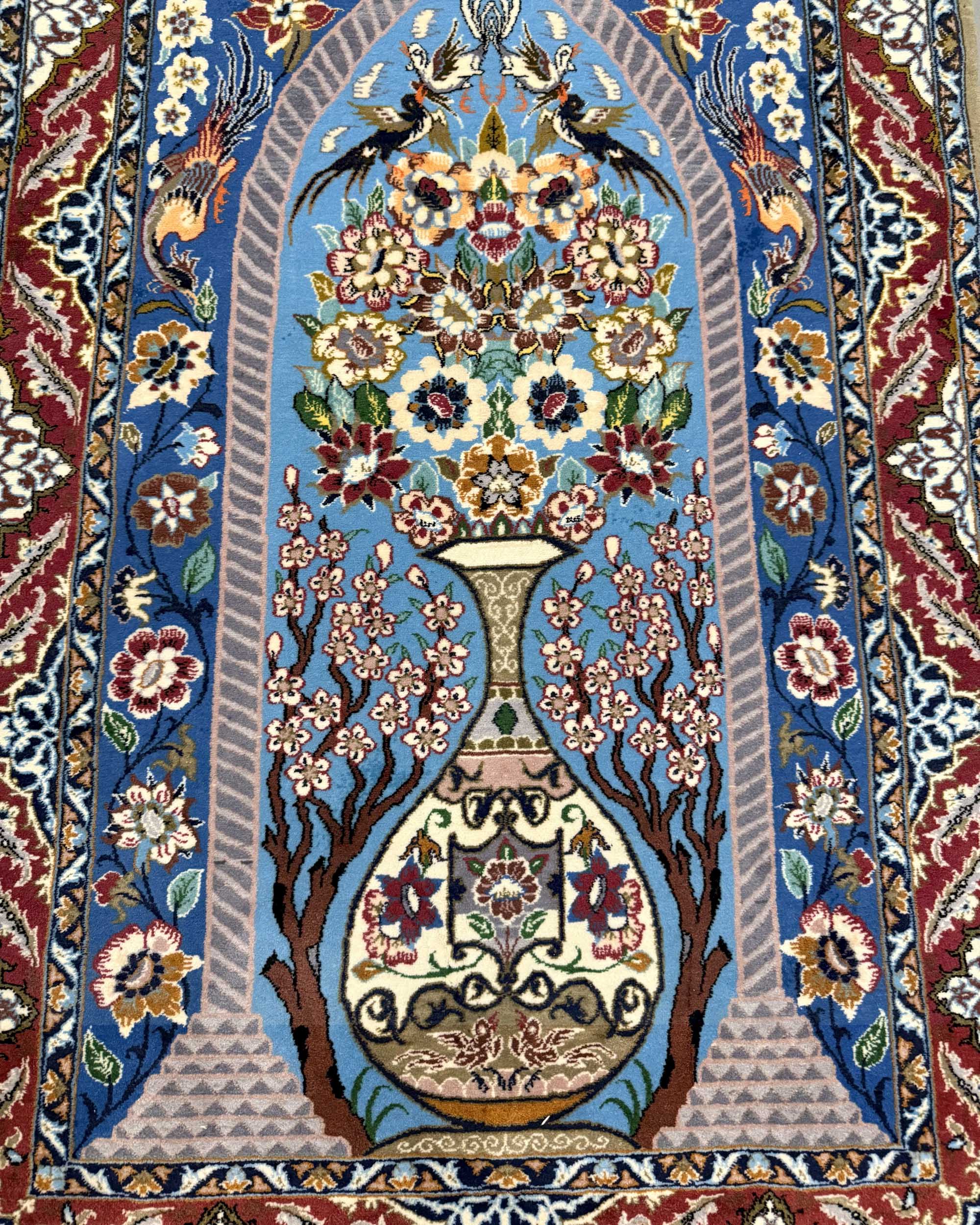 Tapete Persa Isfahan (Assinado) 109x72cm  (VENDIDO)
