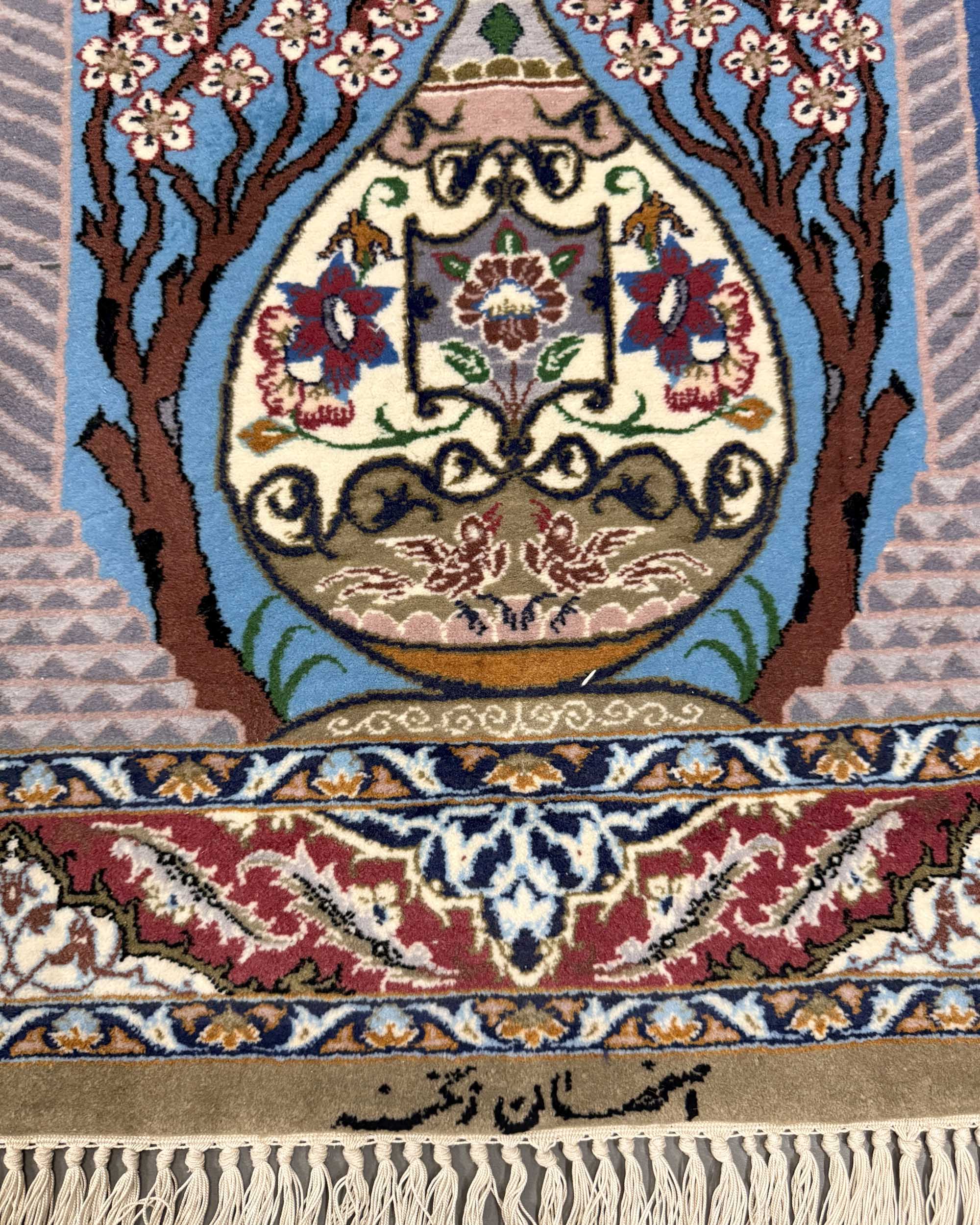 Tapete Persa Isfahan (Assinado) 109x72cm  (VENDIDO)