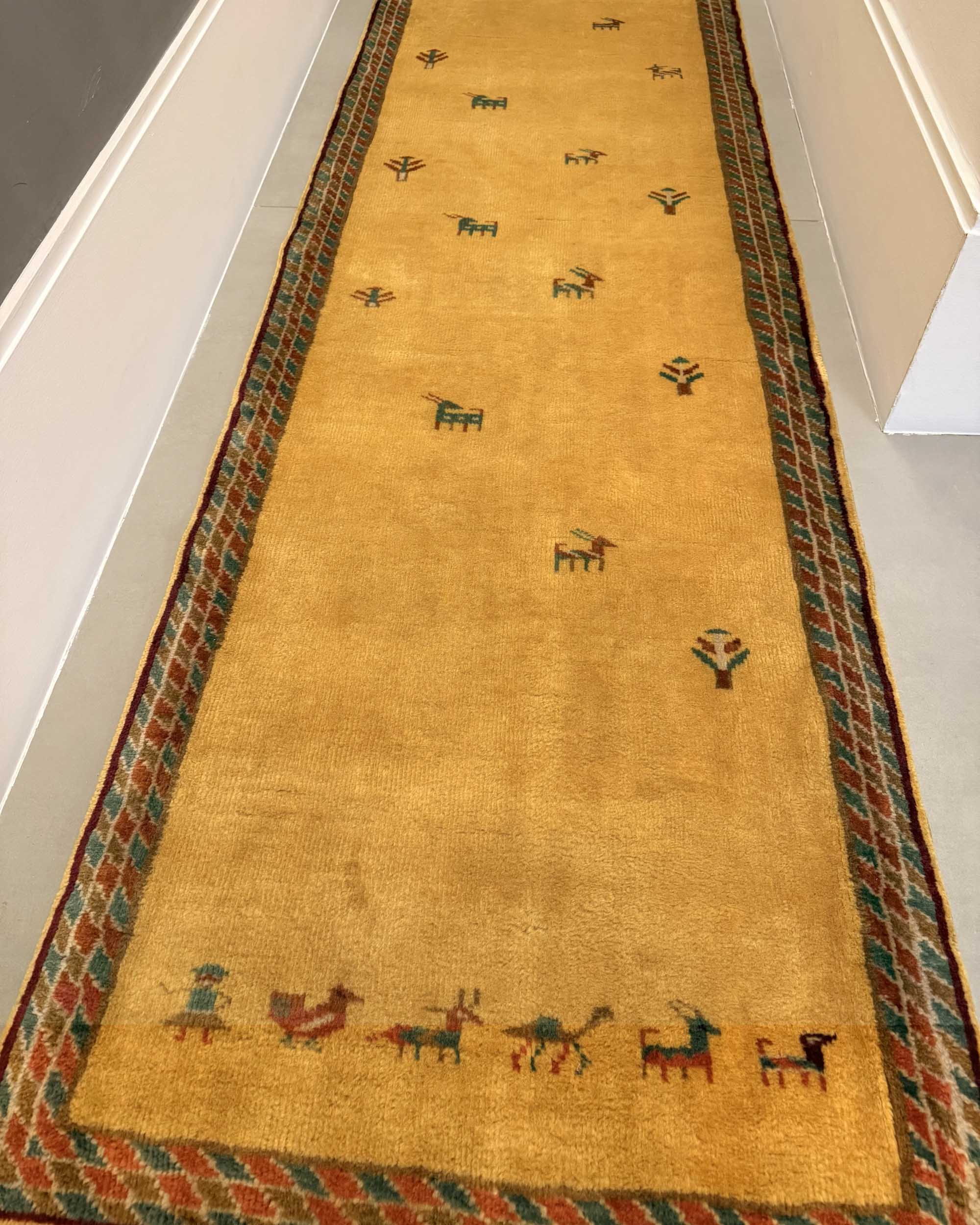 Passadeira Gabbeh Indiana 242x75cm