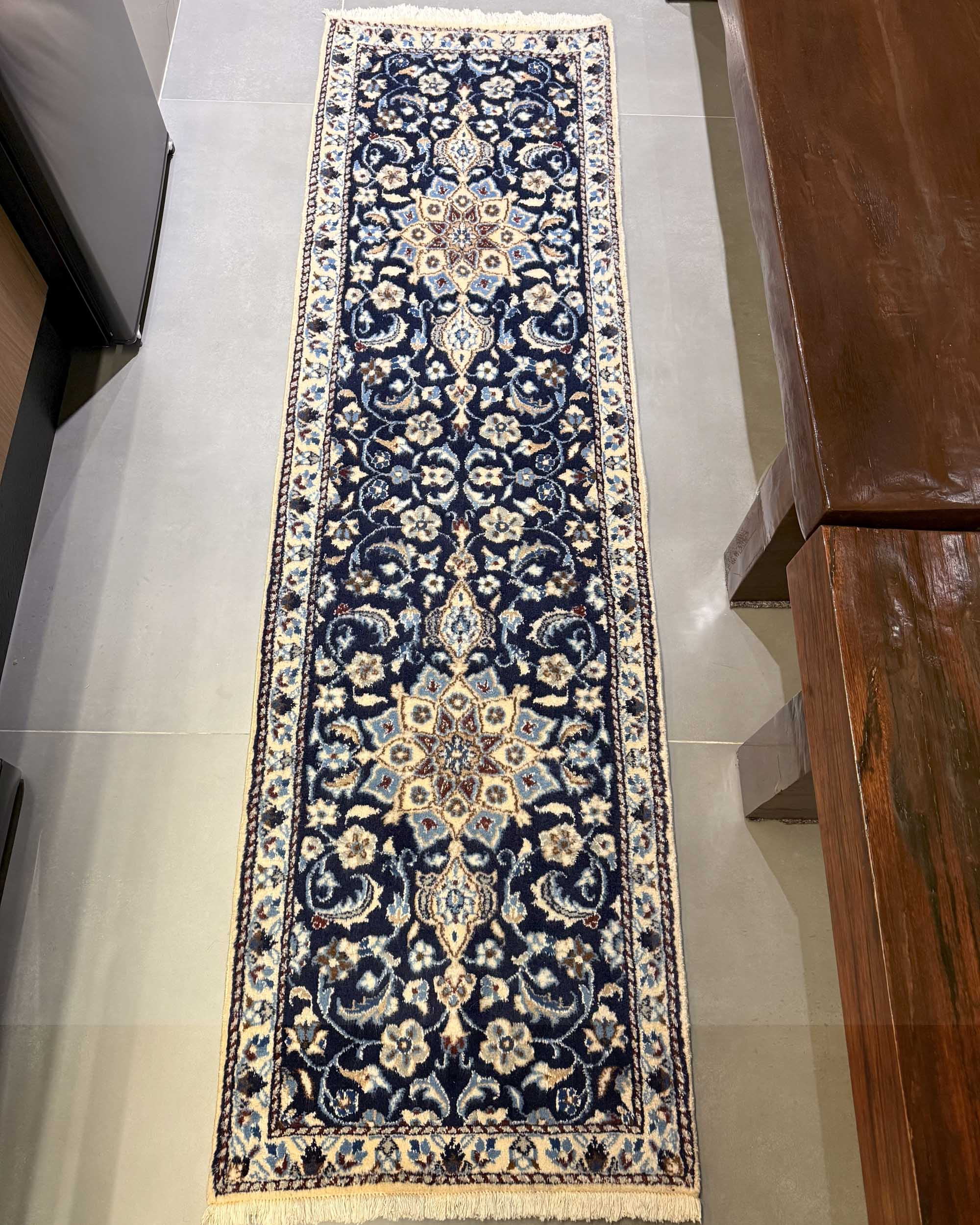 Passadeira Persa Nain 200x57cm