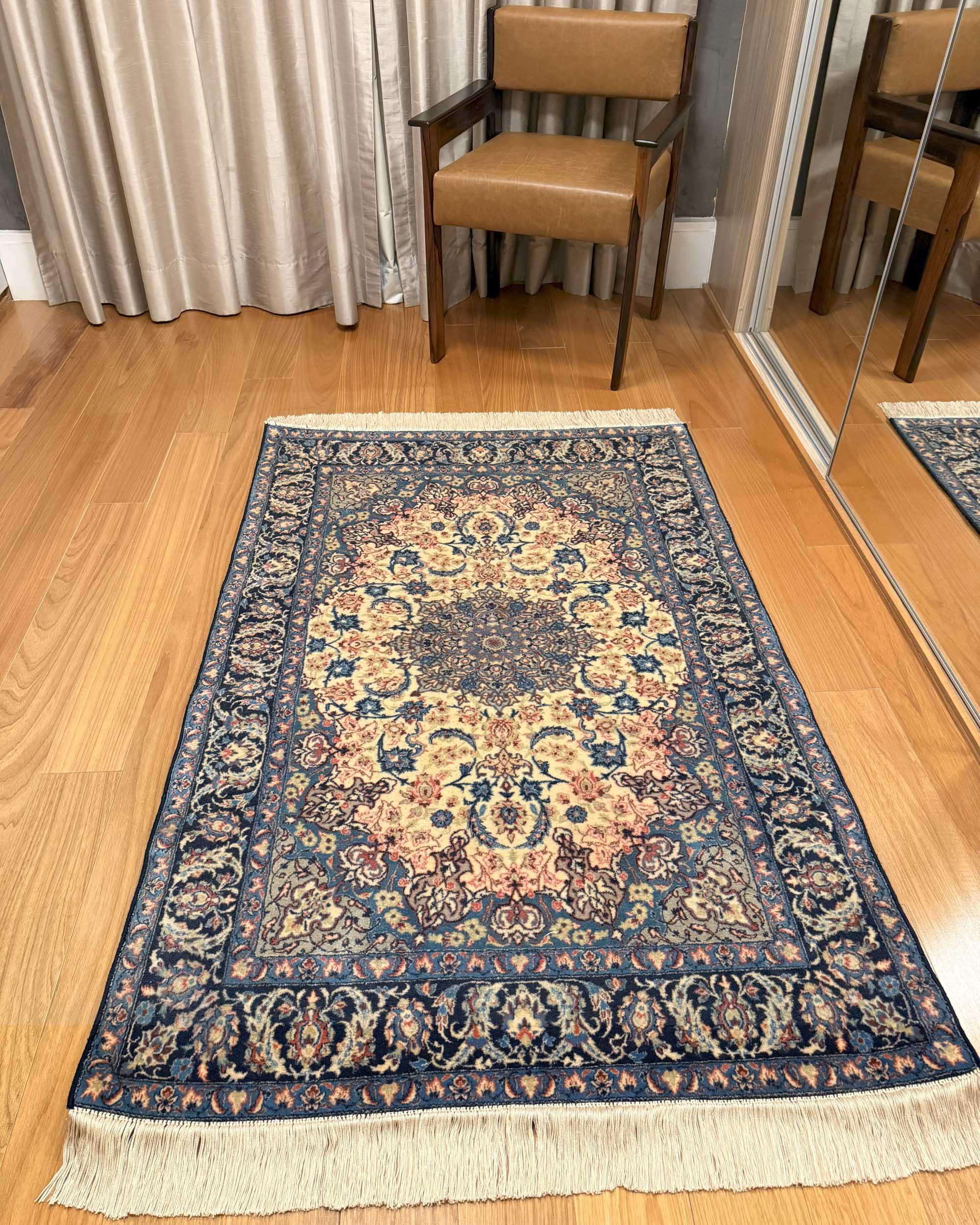 Tapete Persa Isfahan (Lã e Seda) 159x103cm  00505