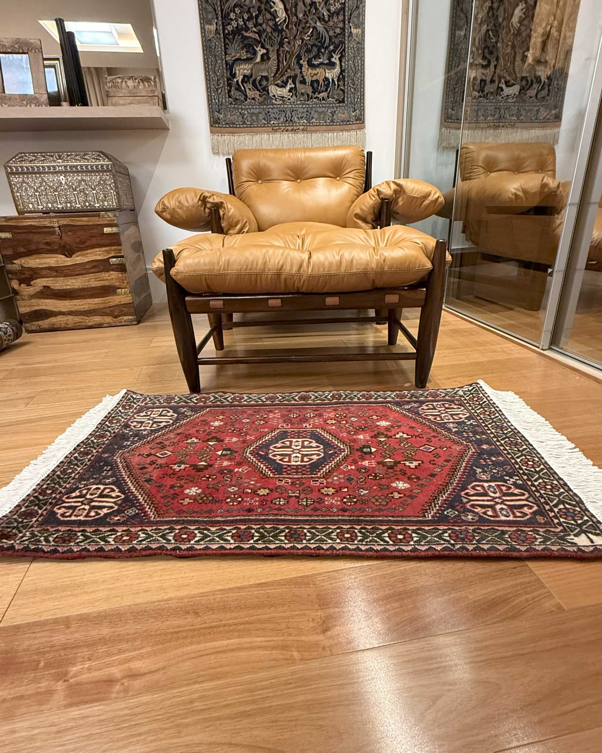 Tapete Persa Abadeh 1,03 x 0,62 m