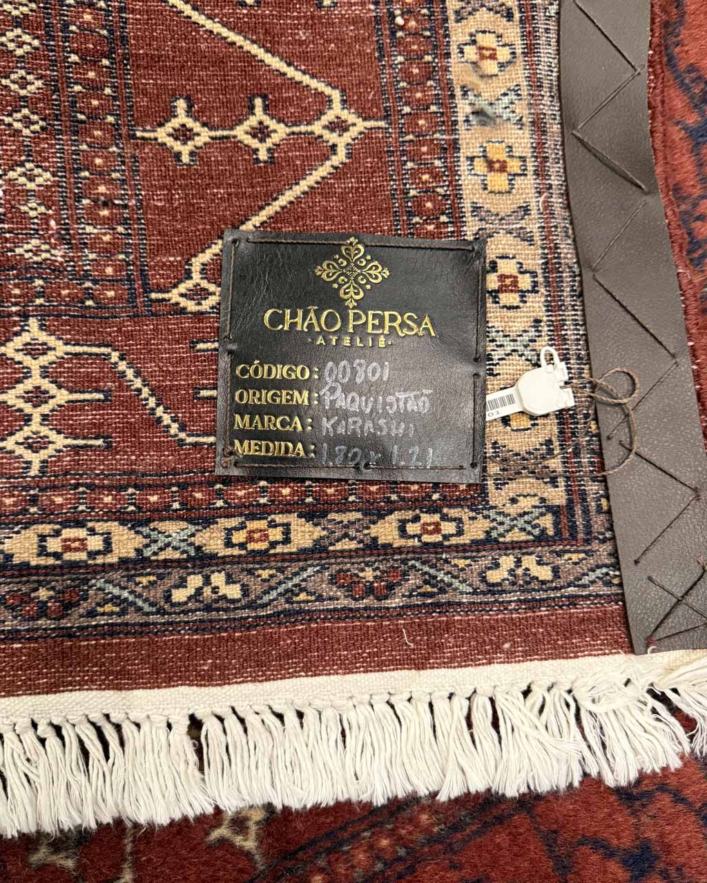 Tapete Karashi (Tradição e Força Oriental) - 1,92 x 1,21 m