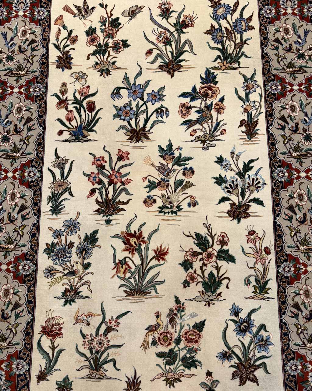 Tapete Persa Isfahan (Assinado) - 1,55 x 1,05 m