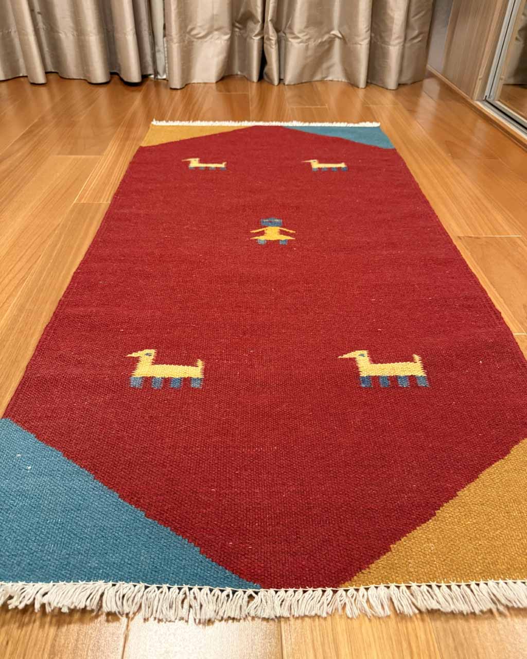 Tapete Persa Kilim Gabbeh - 1,34 x 0,66 m