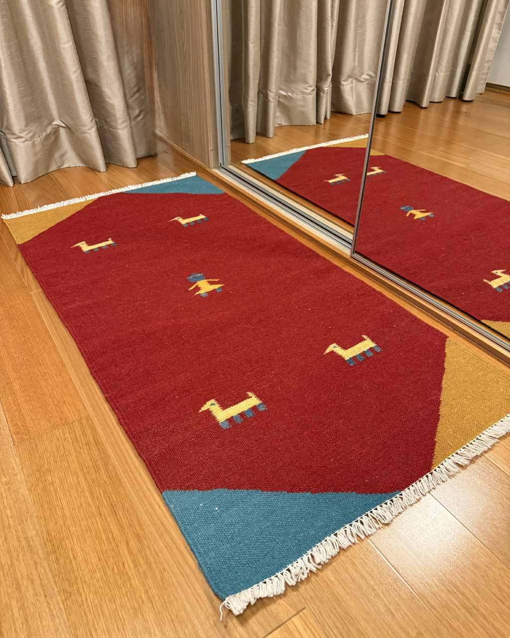 Tapete Persa Kilim Gabbeh - 1,34 x 0,66 m