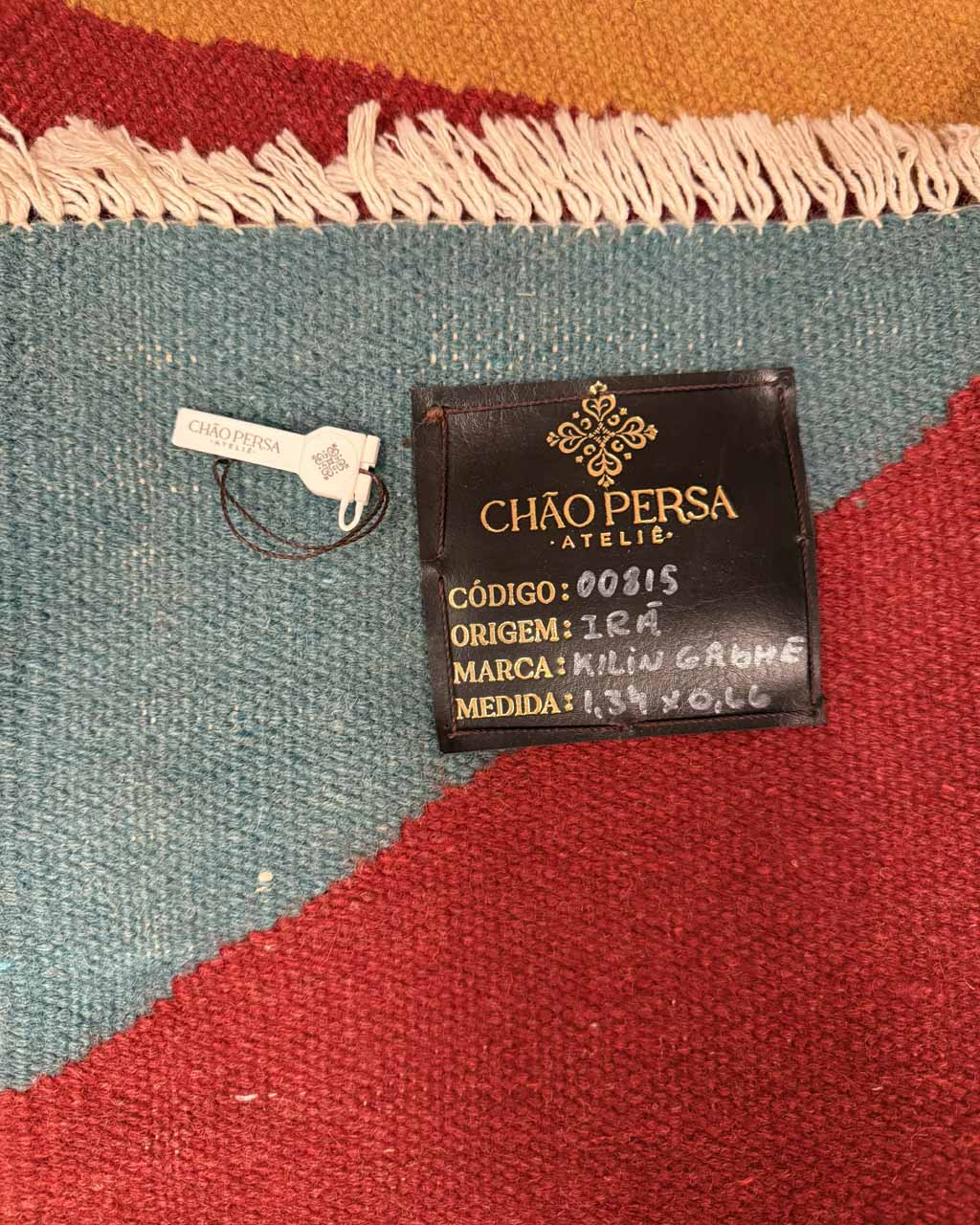 Tapete Persa Kilim Gabbeh - 1,34 x 0,66 m