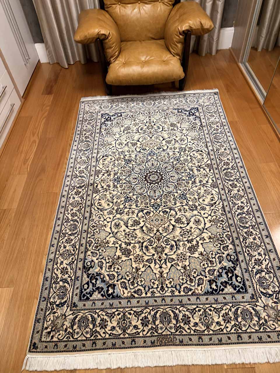 Tapete Persa Nain Habibian - 2,17 × 1,26 m