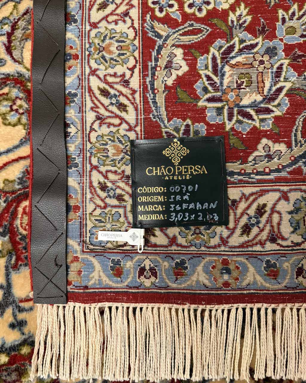 Tapete Persa Isfahan Assinado - 3,03×2,03m