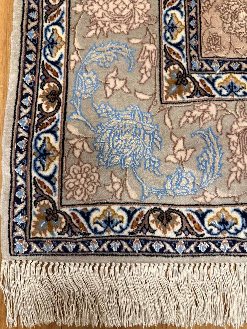 Tapete Persa Isfahan Assinado (Shekrollah Seifian) - 1,12 × 1,81 m