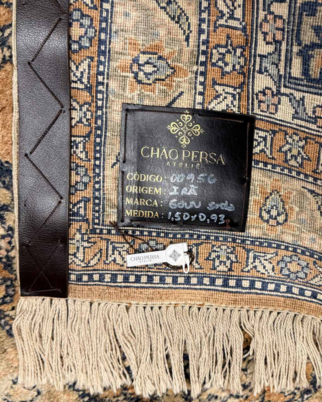Tapete Persa Ghoum Seda - 1,50×0,93m