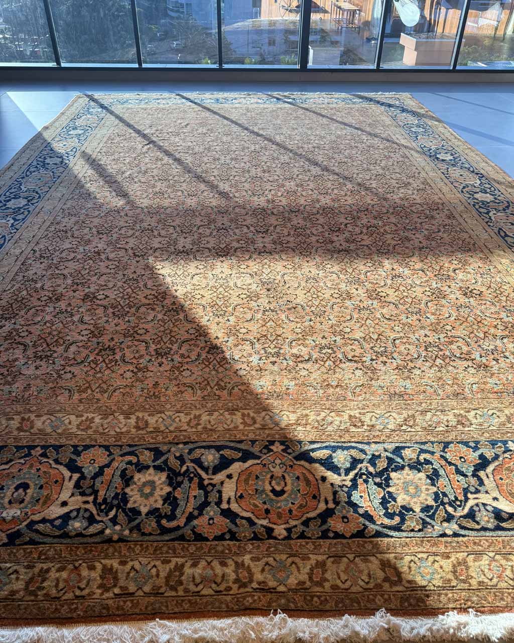 Tapete Persa Tabriz Palaciano (Raridade Absoluta) 5,90×3,95m