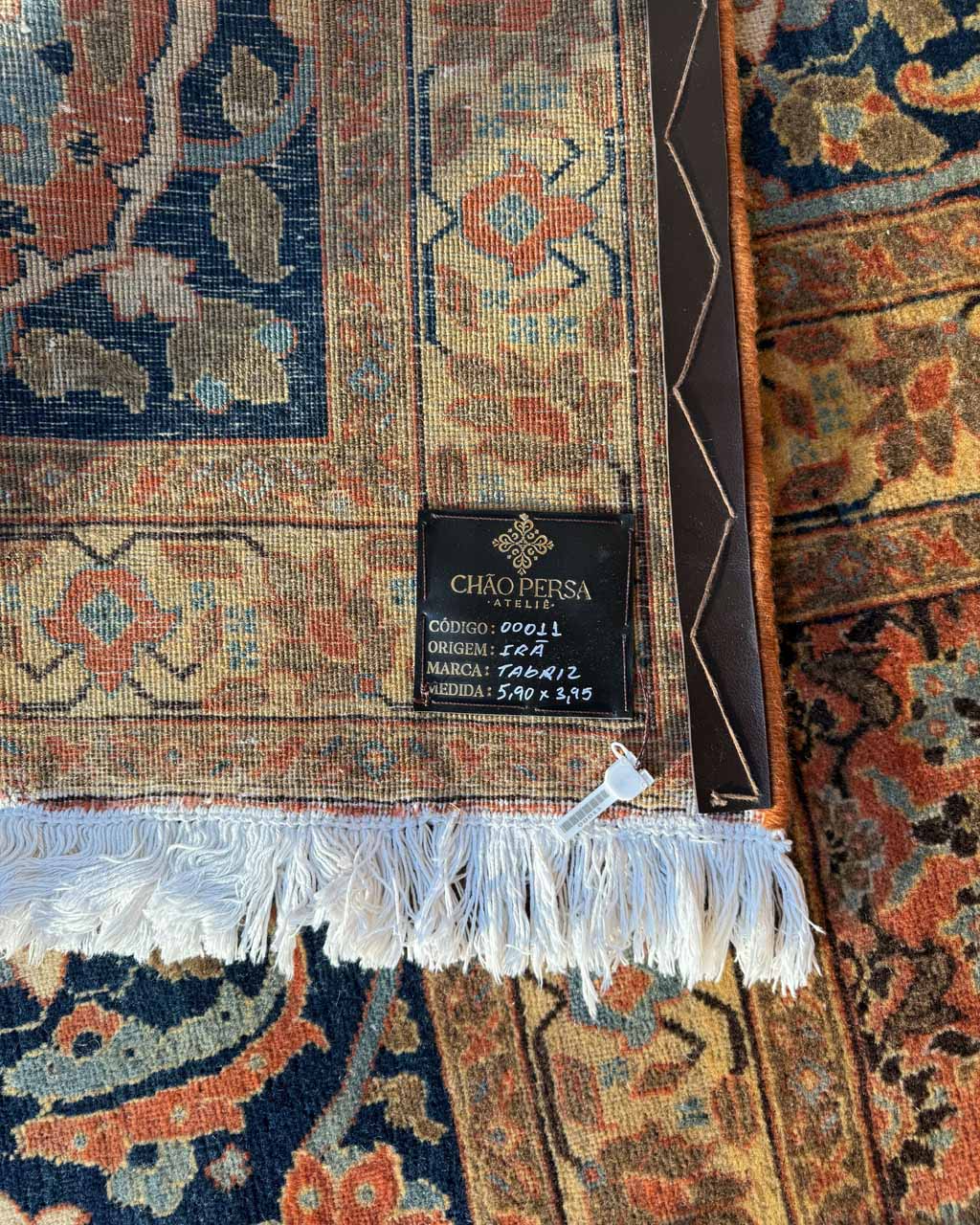 Tapete Persa Tabriz Palaciano (Raridade Absoluta) 5,90×3,95m