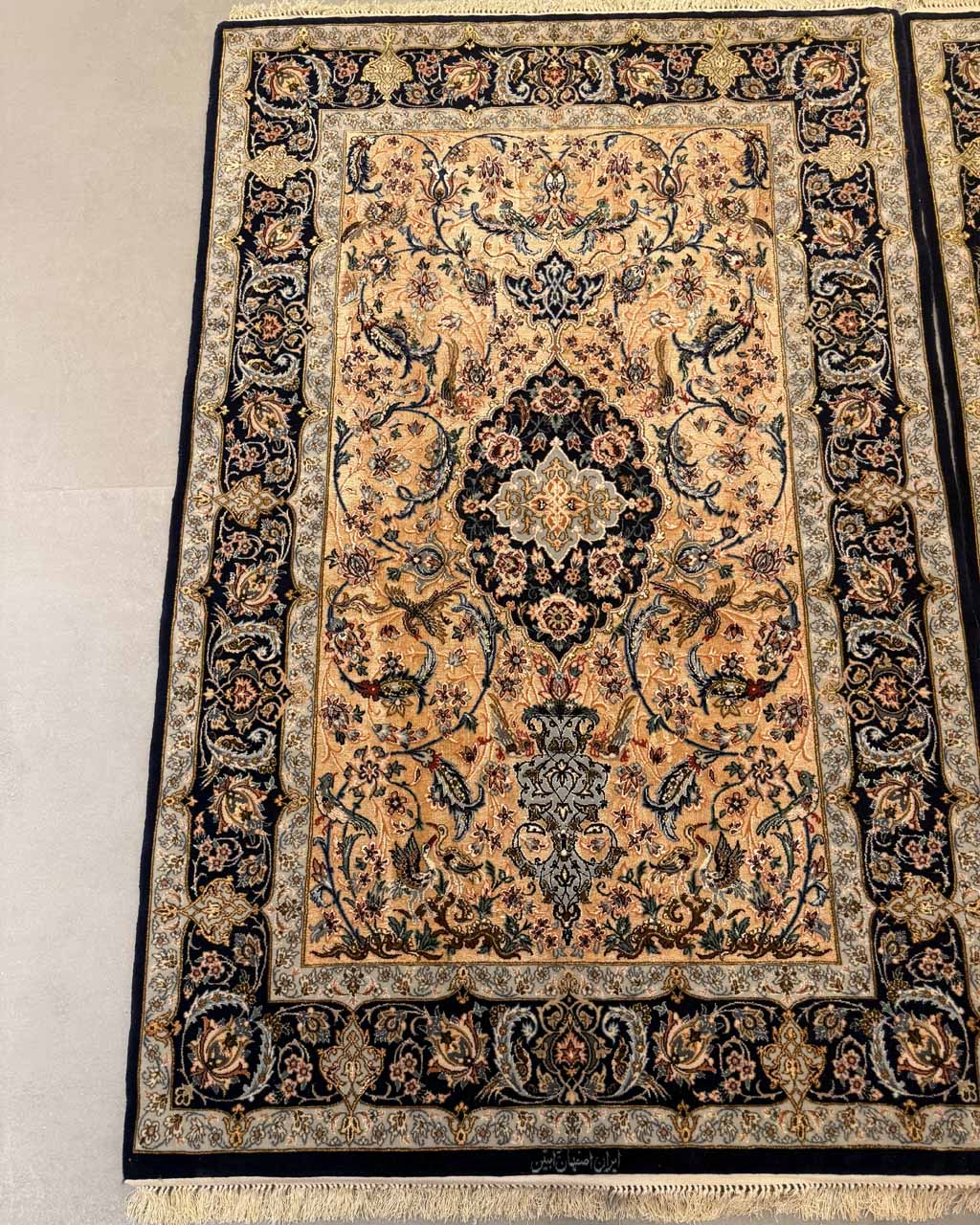 Par de Tapetes Persas Isfahan (Raridade Absoluta de Colecionador)