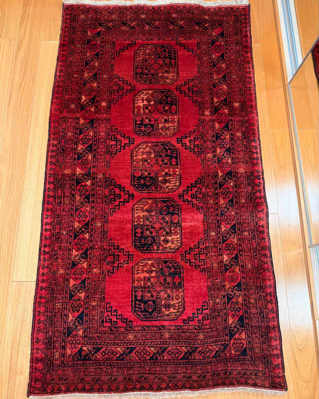 Tapete Afegão Tradicional -  1,87 × 1,00 m