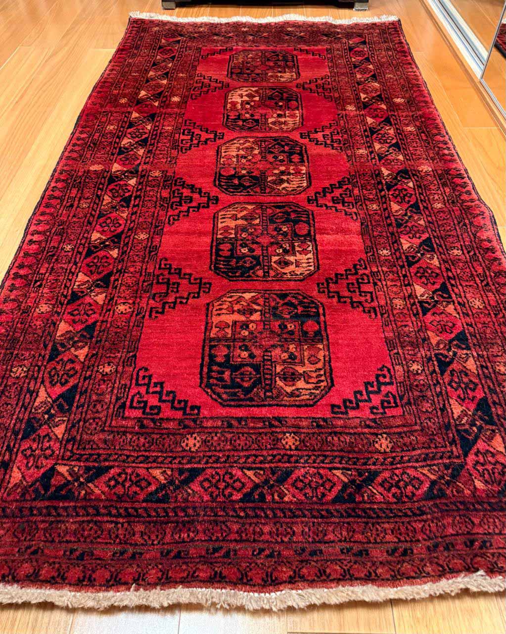 Tapete Afegão Tradicional -  1,87 × 1,00 m
