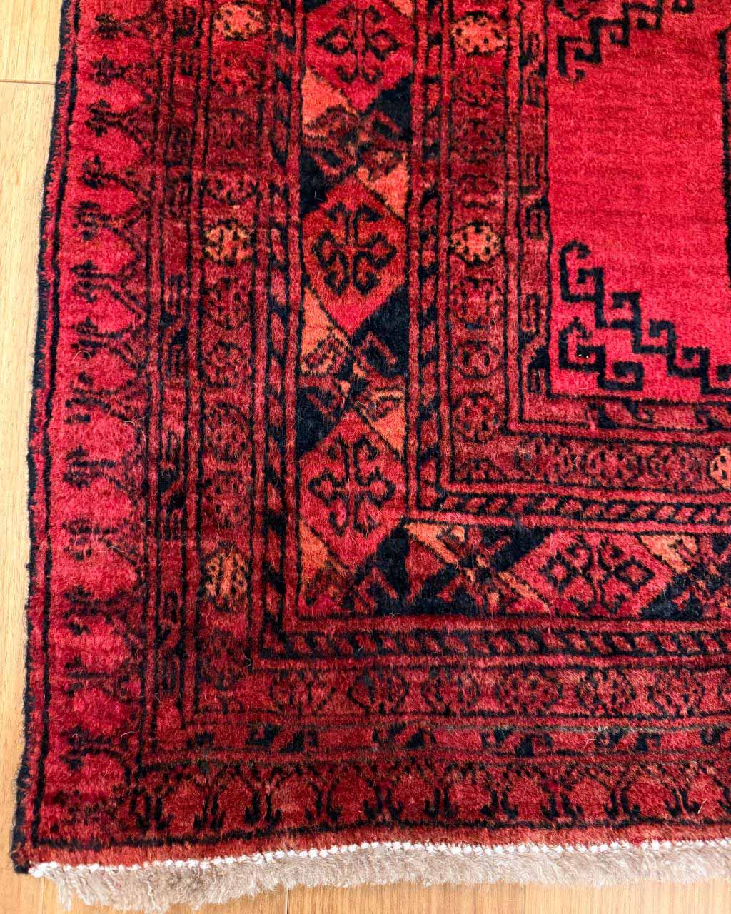 Tapete Afegão Tradicional -  1,87 × 1,00 m