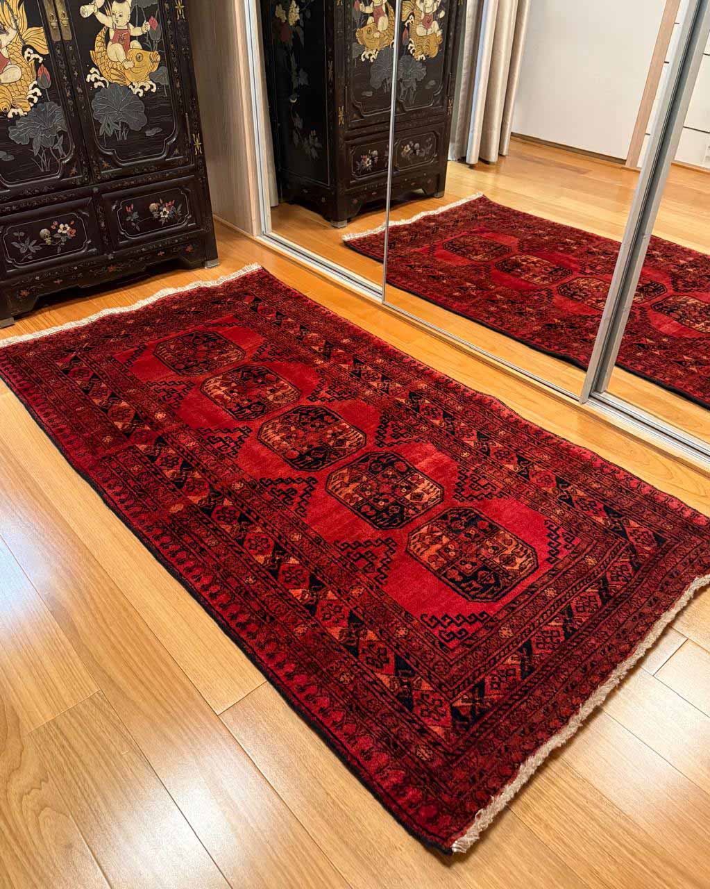 Tapete Afegão Tradicional -  1,87 × 1,00 m