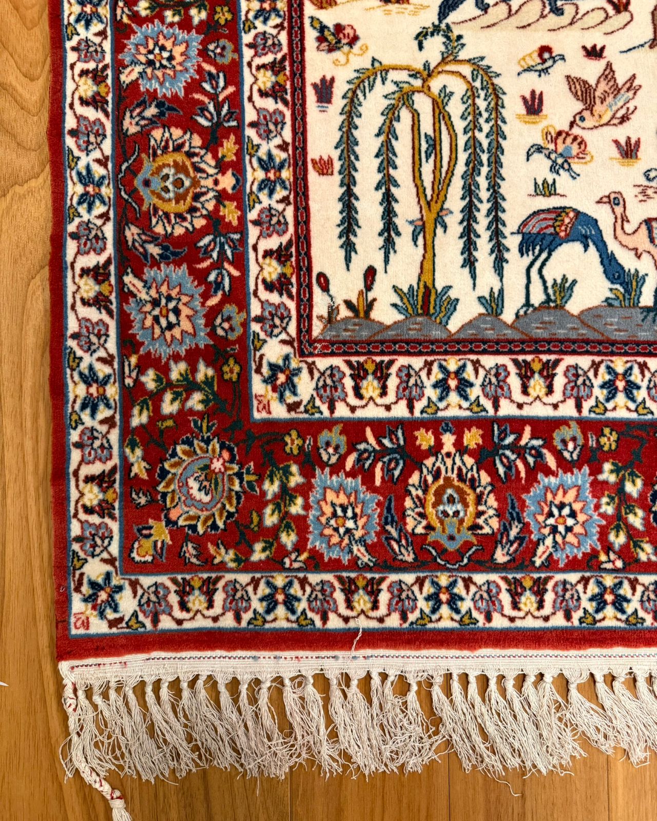 Tapete Persa Isfahan Figurativo 163x106cm