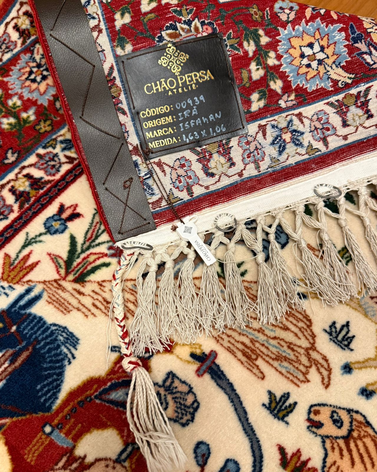 Tapete Persa Isfahan Figurativo 163x106cm