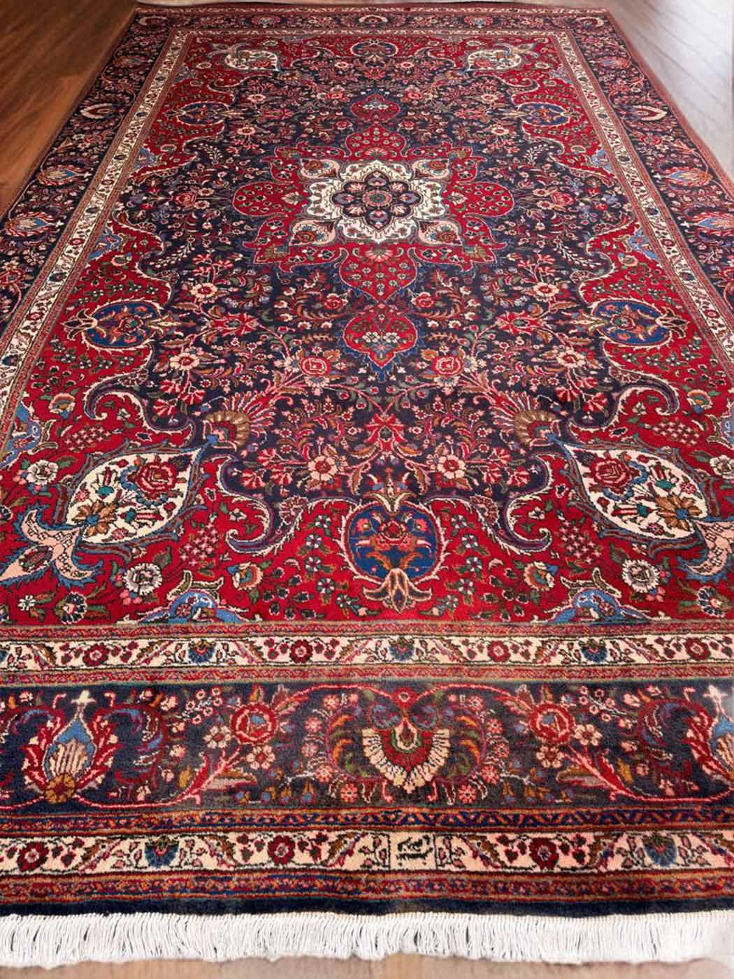 Tapete Persa Tabriz Assinado -  5,40 × 3,10 m