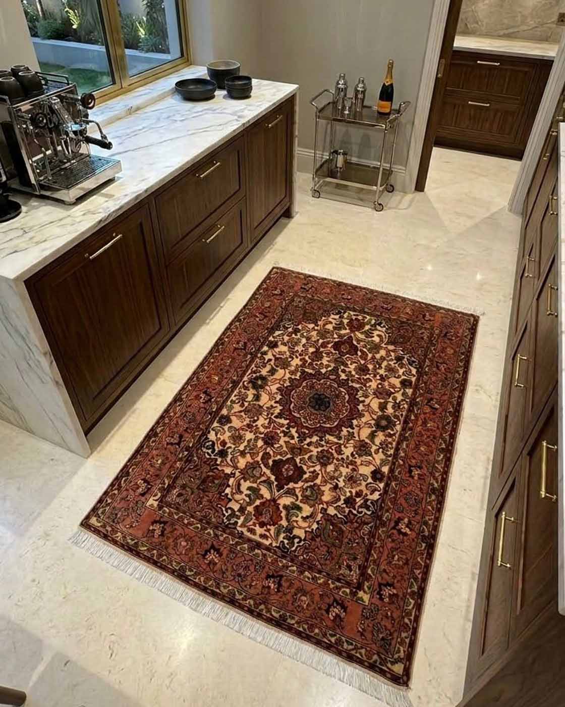 Tapete Persa Tabriz Clássico - 158x106cm