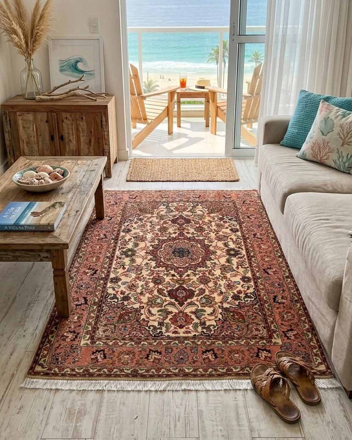Tapete Persa Tabriz Clássico - 158x106cm