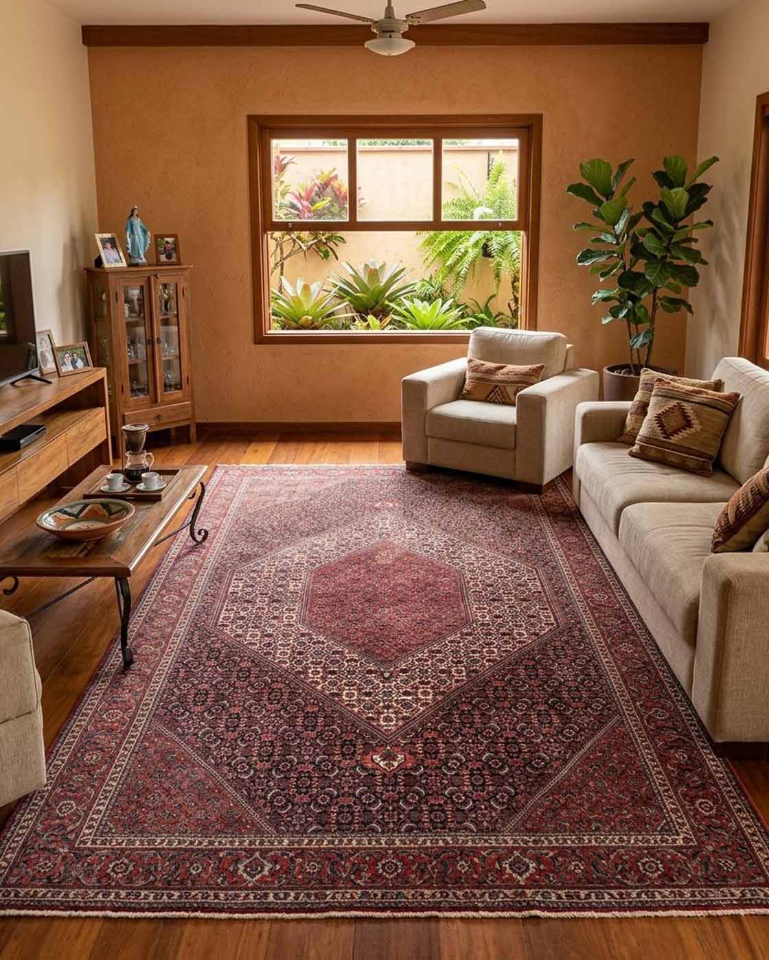 Tapete Persa Bidjar - “Trama de Ferro” 348×248cm