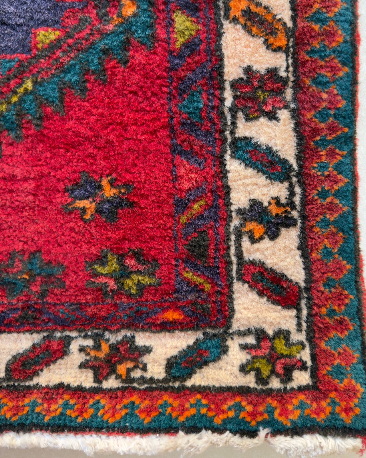 Tapete Persa Sarouk - Autenticidade e tradição tribal 1,03×0,60m