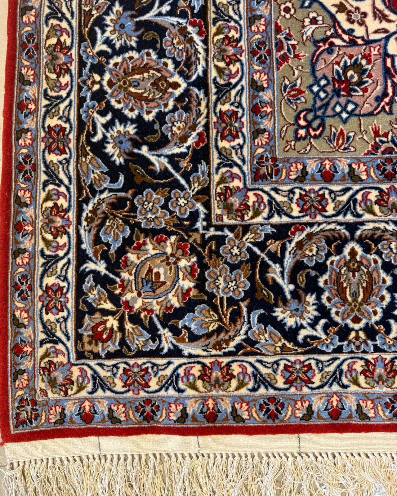 Tapete Persa Isfahan (Assinado Khalilian) - 2,53 x 1,00 m