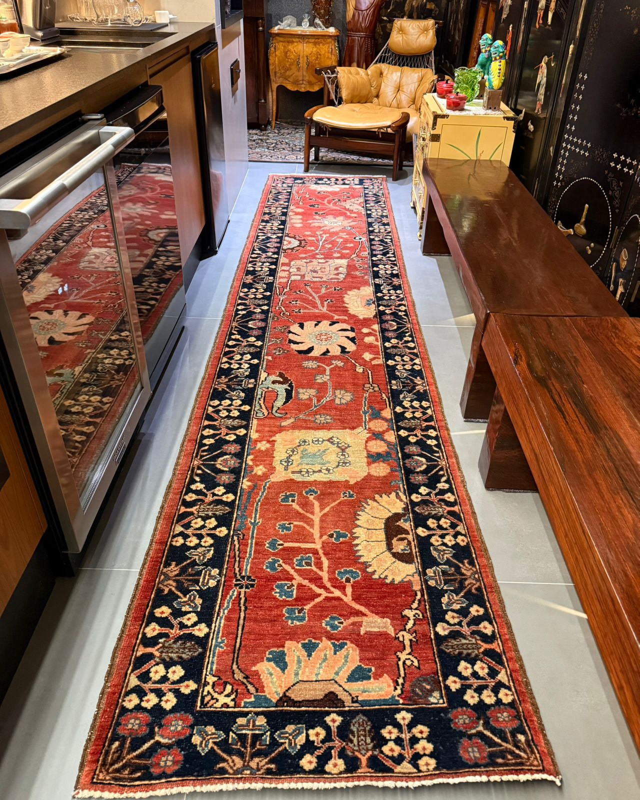 Passadeira Afegã Gandera 3,62×0,83m