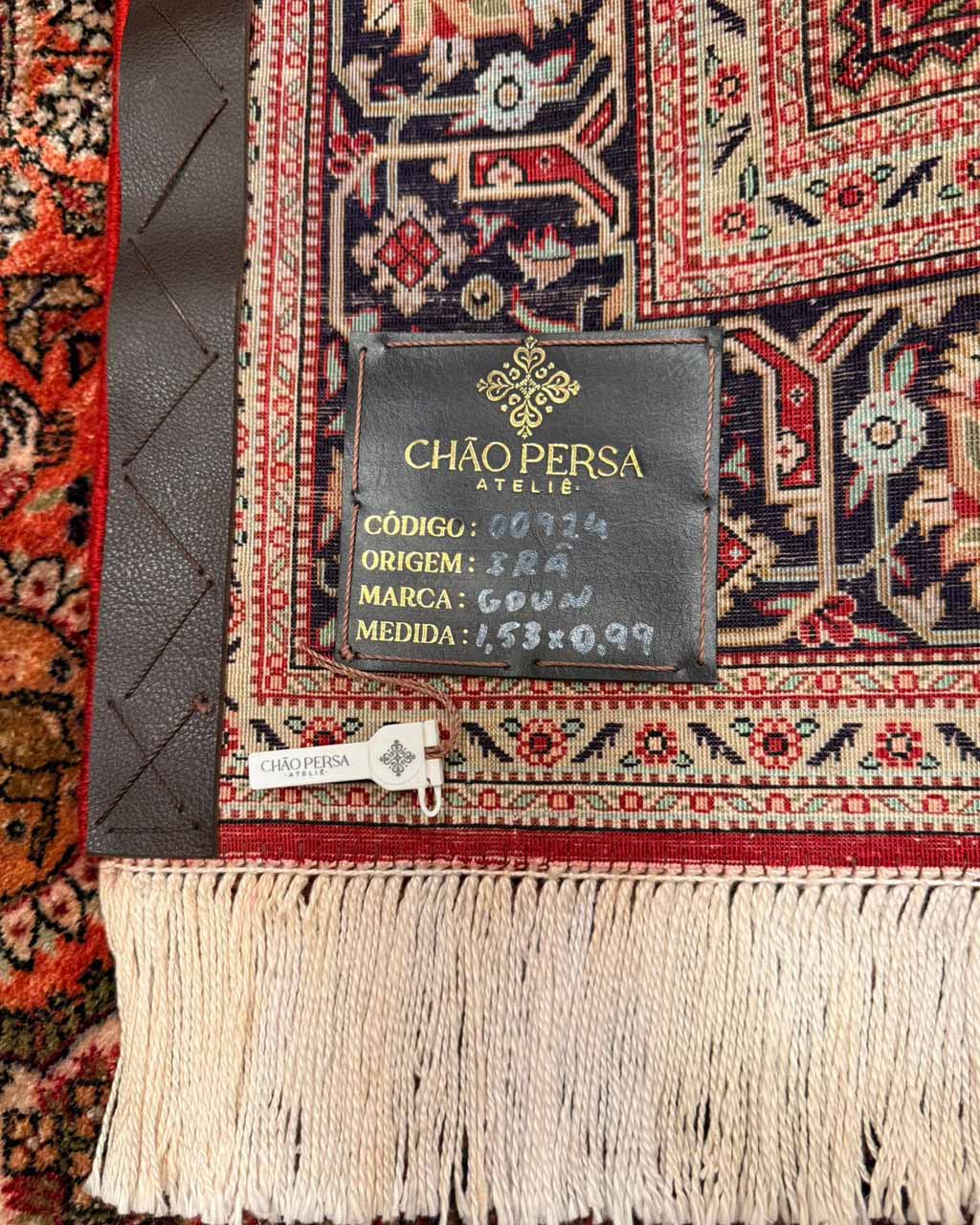 Tapete Persa Ghoum - 1,53 × 0,99 m