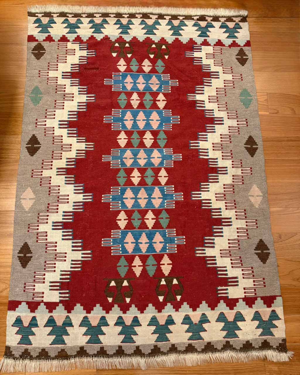 Kilim Turco Autêntico - 1,75 × 1,26 m