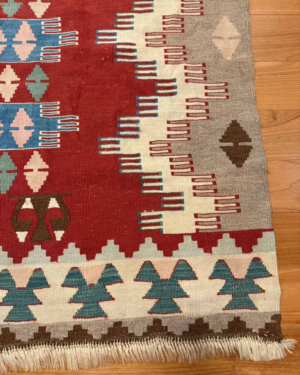 Kilim Turco Autêntico - 1,75 × 1,26 m