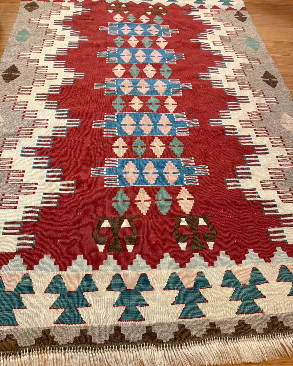 Kilim Turco Autêntico - 1,75 × 1,26 m