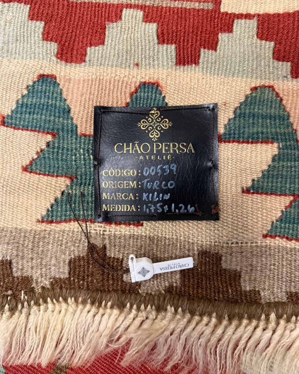 Kilim Turco Autêntico - 1,75 × 1,26 m